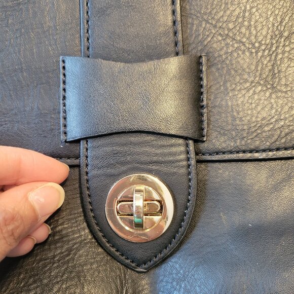 KGB Studio Black Vinyl Satchel - BRAND NEW, NEVER USED - Picture 3 of 14